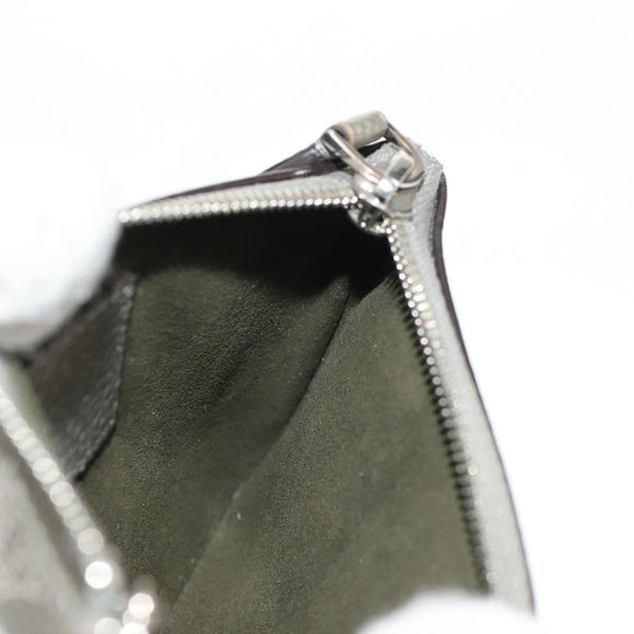 LOUIS VUITTON Mahina Pochette Cles Coin Purse Gris LV Auth 144623M