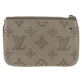 LOUIS VUITTON Mahina Pochette Cles Coin Purse Gris LV Auth 144623M - 0