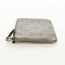 LOUIS VUITTON Mahina Pochette Cles Coin Purse Gris LV Auth 144623M-3