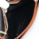 Christian Dior Trotter Canvas Chain Shoulder Bag Black Gold Auth 144627-11