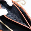 Christian Dior Trotter Canvas Chain Shoulder Bag Black Gold Auth 144627-21