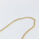 Christian Dior Trotter Canvas Chain Shoulder Bag Black Gold Auth 144627-14