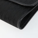 Christian Dior Trotter Canvas Chain Shoulder Bag Black Gold Auth 144628-10