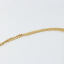 Christian Dior Trotter Canvas Chain Shoulder Bag Black Gold Auth 144628-8