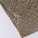 CELINE Macadam Canvas Shoulder Bag PVC Beige Gold Auth 144633-9