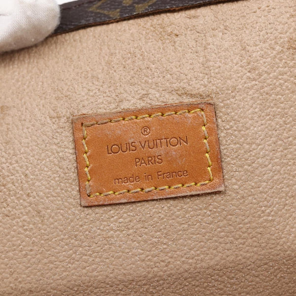 LOUIS VUITTON Monogram Sac Plat Hand Bag M51140 LV Auth 144636