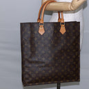 LOUIS VUITTON Monogram Sac Plat Hand Bag M51140 LV Auth 144636-19