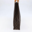 LOUIS VUITTON Monogram Sac Plat Hand Bag M51140 LV Auth 144636-3