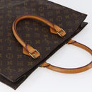LOUIS VUITTON Monogram Sac Plat Hand Bag M51140 LV Auth 144636-6