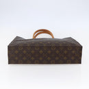 LOUIS VUITTON Monogram Sac Plat Hand Bag M51140 LV Auth 144636-5