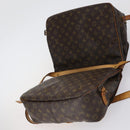LOUIS VUITTON Monogram Saumur 35 Shoulder Bag M42254 LV Auth 144639-20