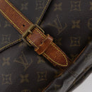 LOUIS VUITTON Monogram Saumur 35 Shoulder Bag M42254 LV Auth 144639-9
