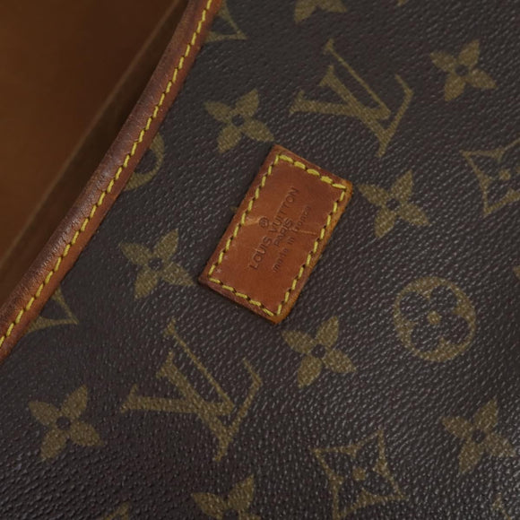 LOUIS VUITTON Monogram Saumur 35 Shoulder Bag M42254 LV Auth 144639