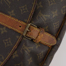 LOUIS VUITTON Monogram Saumur 35 Shoulder Bag M42254 LV Auth 144639-26