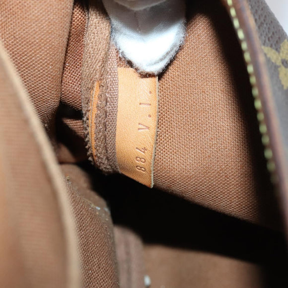 LOUIS VUITTON Monogram Saumur 35 Shoulder Bag M42254 LV Auth 144639