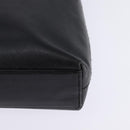 Salvatore Ferragamo Gancini Shoulder Bag Leather Black Gold Auth 144644-14