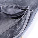 Salvatore Ferragamo Gancini Shoulder Bag Leather Black Gold Auth 144644-17