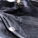 Salvatore Ferragamo Gancini Shoulder Bag Leather Black Gold Auth 144644-18