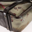 Salvatore Ferragamo Animal Pattern Hand Bag Vinyl Brown Auth 144645-13