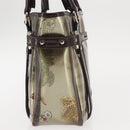 Salvatore Ferragamo Animal Pattern Hand Bag Vinyl Brown Auth 144645-5