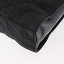 Christian Dior Canage Shoulder Bag Nylon Black Silver Auth 144646-13