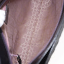 Christian Dior Canage Shoulder Bag Nylon Black Silver Auth 144646-16