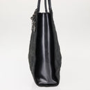 Christian Dior Canage Shoulder Bag Nylon Black Silver Auth 144646-4