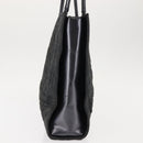 Christian Dior Canage Shoulder Bag Nylon Black Silver Auth 144646-4