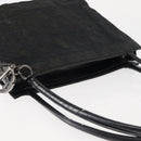 Christian Dior Canage Shoulder Bag Nylon Black Silver Auth 144646-6