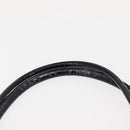 Christian Dior Canage Shoulder Bag Nylon Black Silver Auth 144646-8