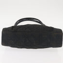 Christian Dior Canage Shoulder Bag Nylon Black Silver Auth 144646-5