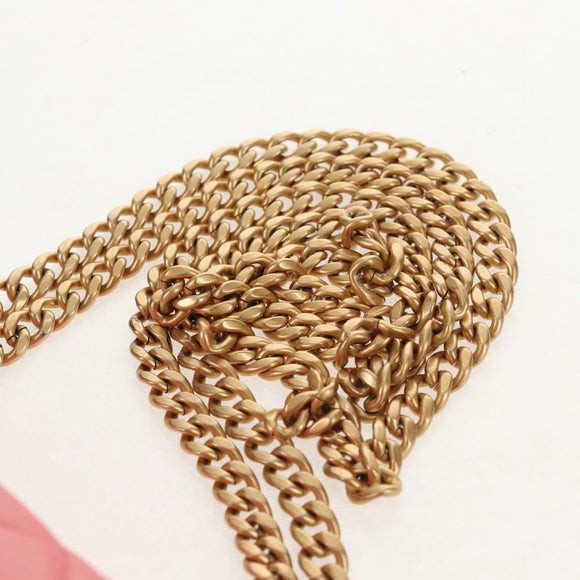 CHANEL Mini Matelasse 17 Single Flap Chain Lamb Skin Pink AS3114 CC Auth 144652M