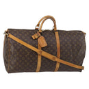 LOUIS VUITTON Monogram Keepall Bandouliere 60 Boston Bag M41412 LV Auth 144653-1