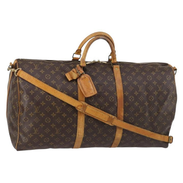 LOUIS VUITTON Monogram Keepall Bandouliere 60 Boston Bag M41412 LV Auth 144653
