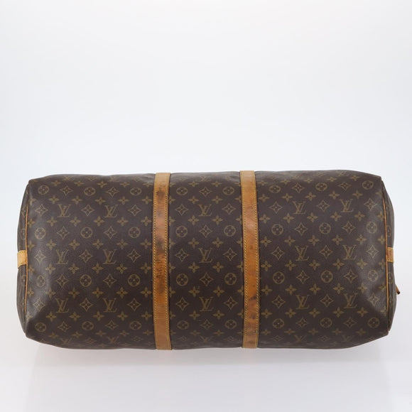 LOUIS VUITTON Monogram Keepall Bandouliere 60 Boston Bag M41412 LV Auth 144653