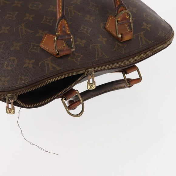 LOUIS VUITTON Monogram Alma Hand Bag M51130 LV Auth 144656
