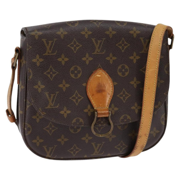 LOUIS VUITTON Monogram Saint Cloud GM Shoulder Bag M51242 LV Auth 144657