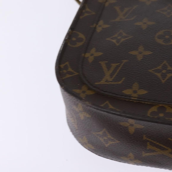LOUIS VUITTON Monogram Saint Cloud GM Shoulder Bag M51242 LV Auth 144657