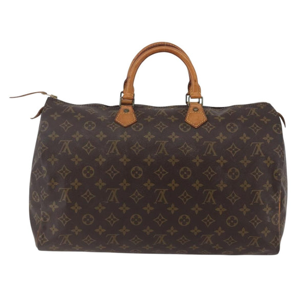 LOUIS VUITTON Monogram Speedy 40 Hand Bag M41522 LV Auth 144664