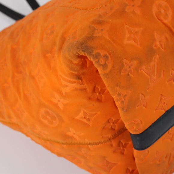 LOUIS VUITTON Cruise Line Scuba MM Tote Bag Orange M92803 LV Auth 144674