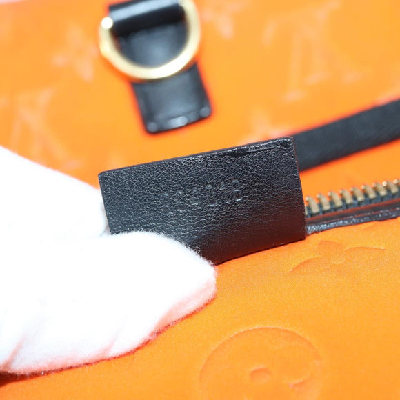 LOUIS VUITTON Cruise Line Scuba MM Tote Bag Orange M92803 LV Auth 144674