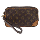 LOUIS VUITTON Monogram Marly Dragonne PM Clutch Bag M51827 LV Auth 144677-1