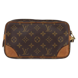 LOUIS VUITTON Monogram Marly Dragonne PM Clutch Bag M51827 LV Auth 144677 - 0