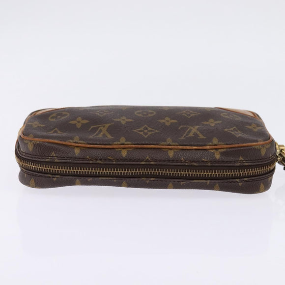 LOUIS VUITTON Monogram Marly Dragonne PM Clutch Bag M51827 LV Auth 144677