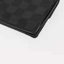 LOUIS VUITTON Damier Graphite Portefeuille Accordion Wallet N60023 Auth 144679-12