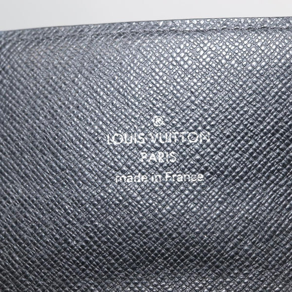 LOUIS VUITTON Damier Graphite Portefeuille Accordion Wallet N60023 Auth 144679