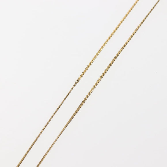 Christian Dior Necklace metal Gold Auth 144688