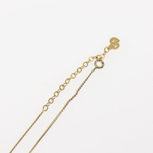 Christian Dior Necklace metal Gold Auth 144688