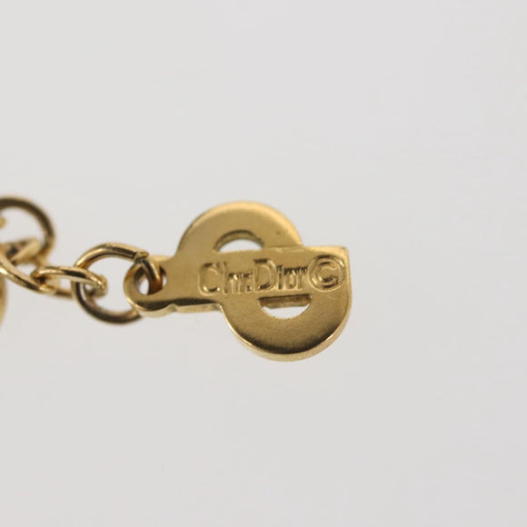 Christian Dior Necklace metal Gold Auth 144688