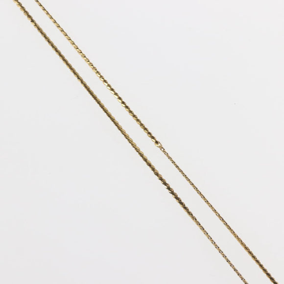 Christian Dior Necklace metal Gold Auth 144688